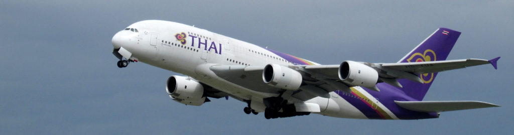 Thai Airways plane taking off